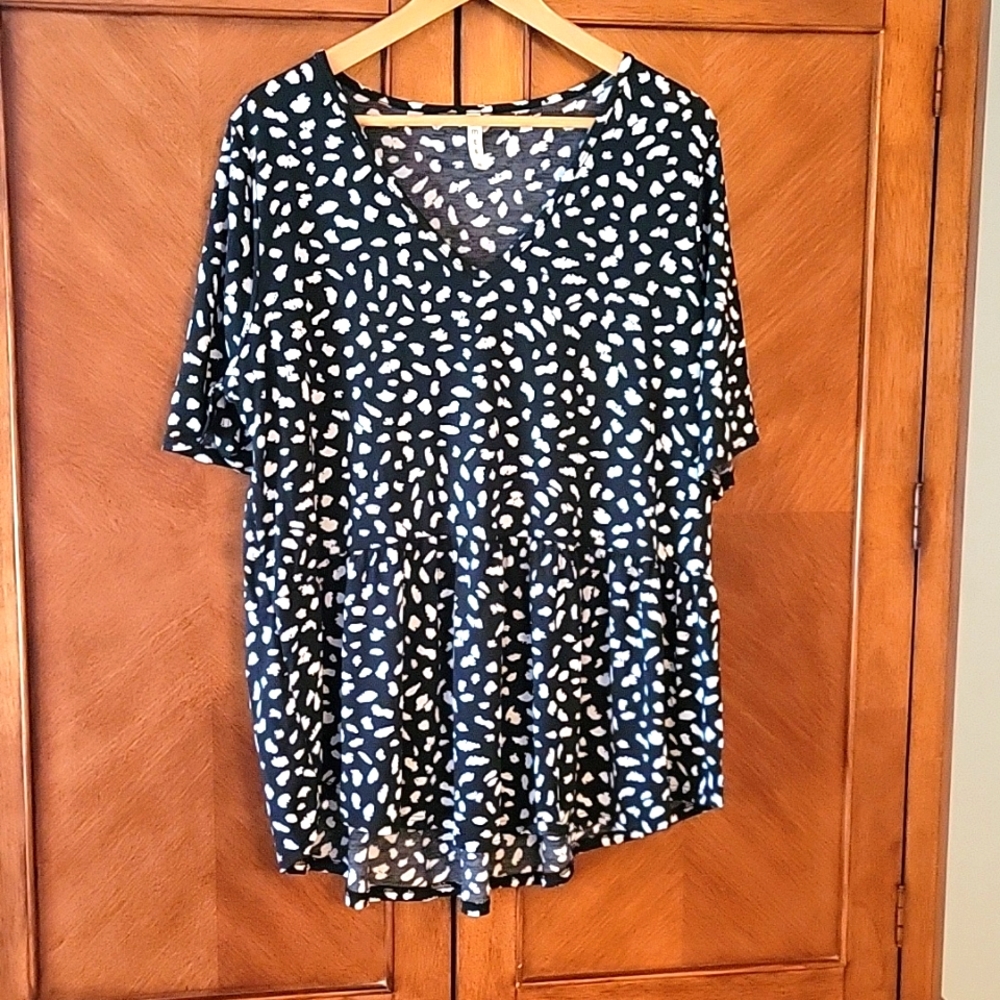 Animal print blouse